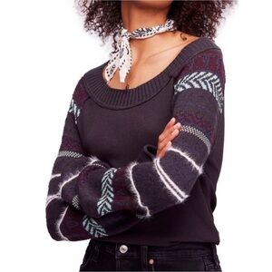 Nwt women’s waffle Free People Henley